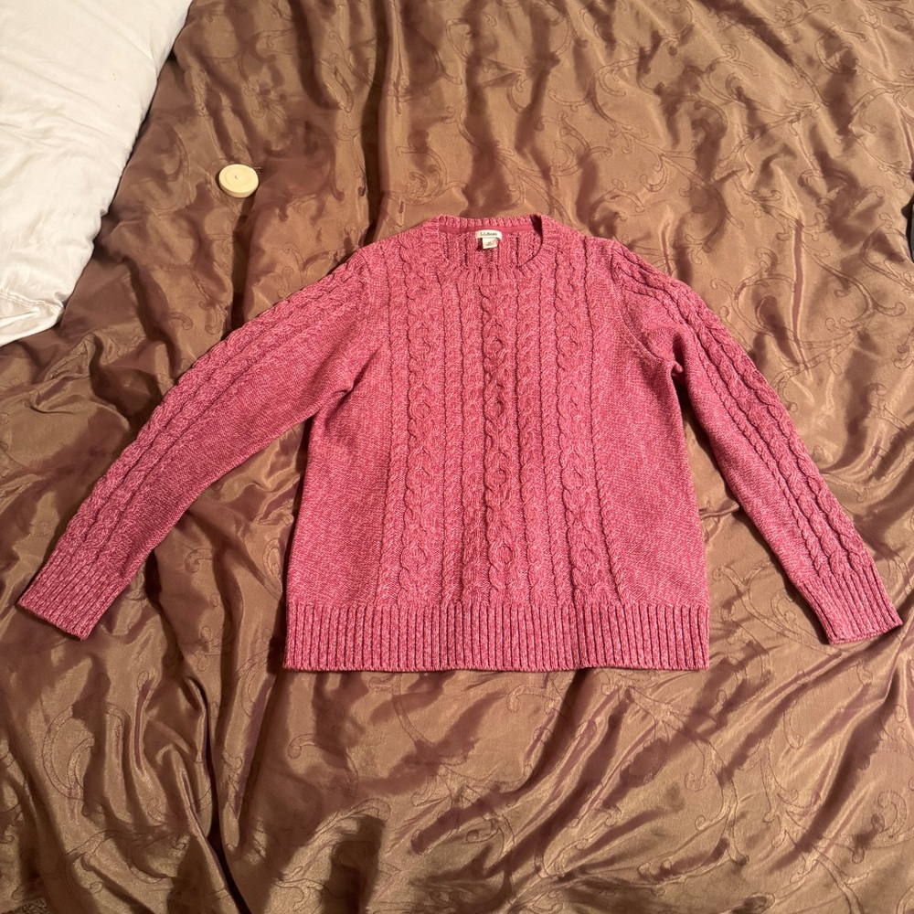 L.L. Bean Sweater Cable Knit